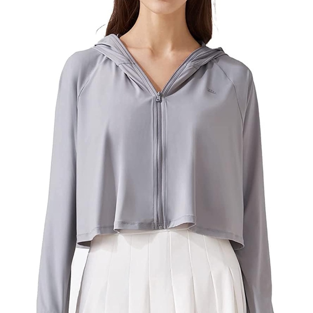 Beneunder cropped sun protection hoodie